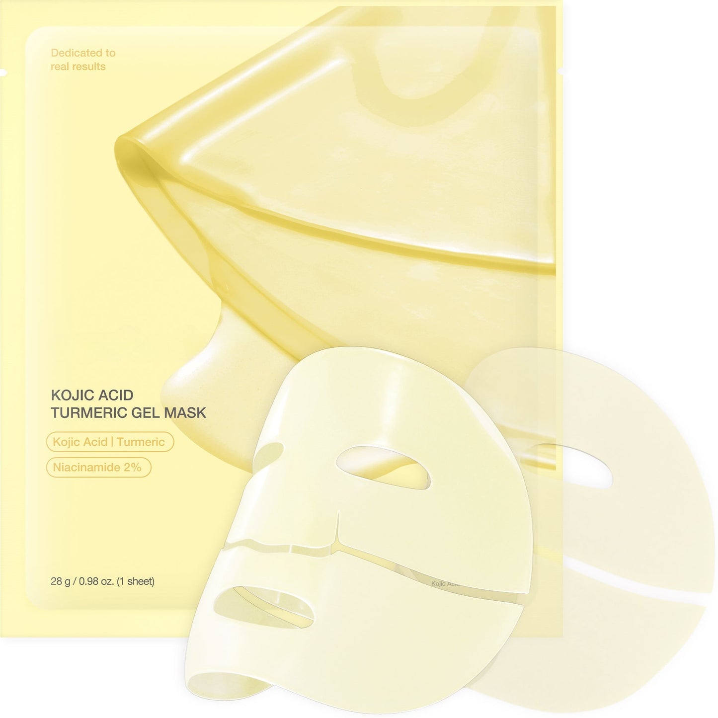 Kojic Acid Turmeric Gold Jelly Gel Mask – Brightening Skin Treatment