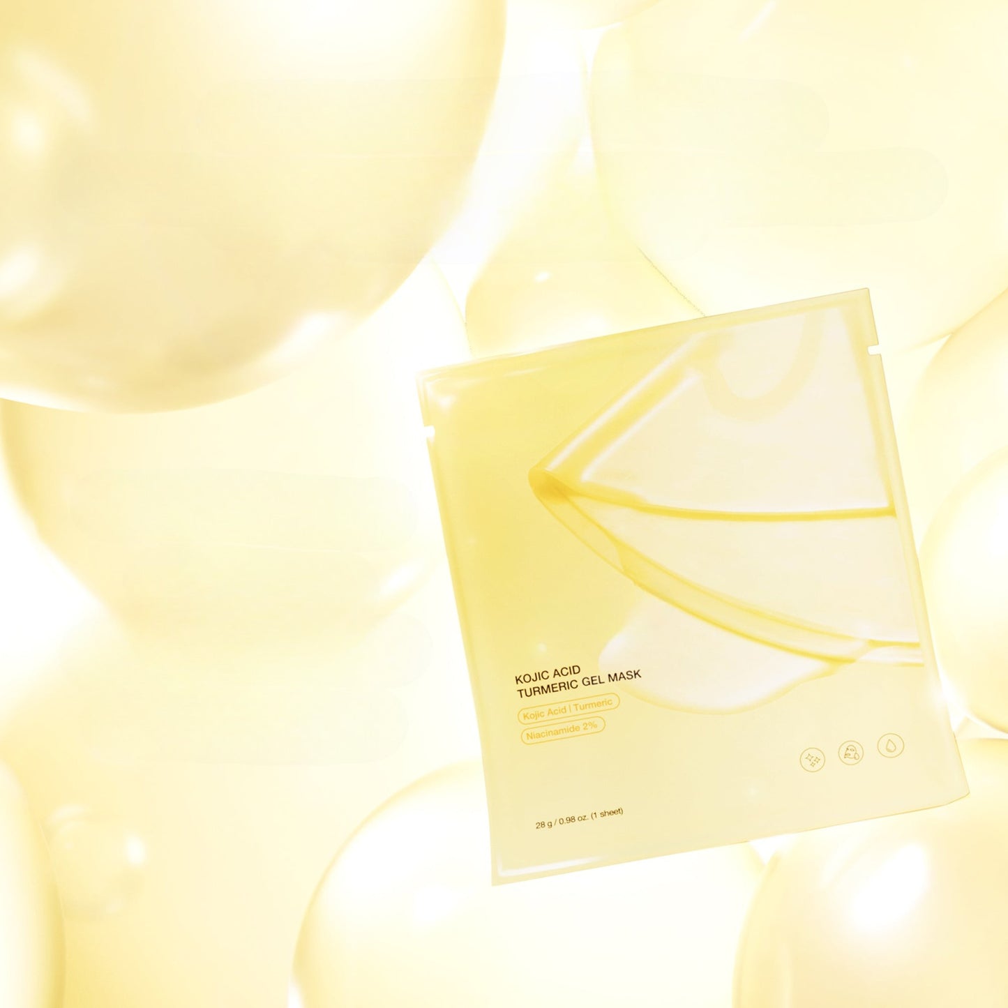 Kojic Acid Turmeric Gold Jelly Gel Mask – Brightening Skin Treatment