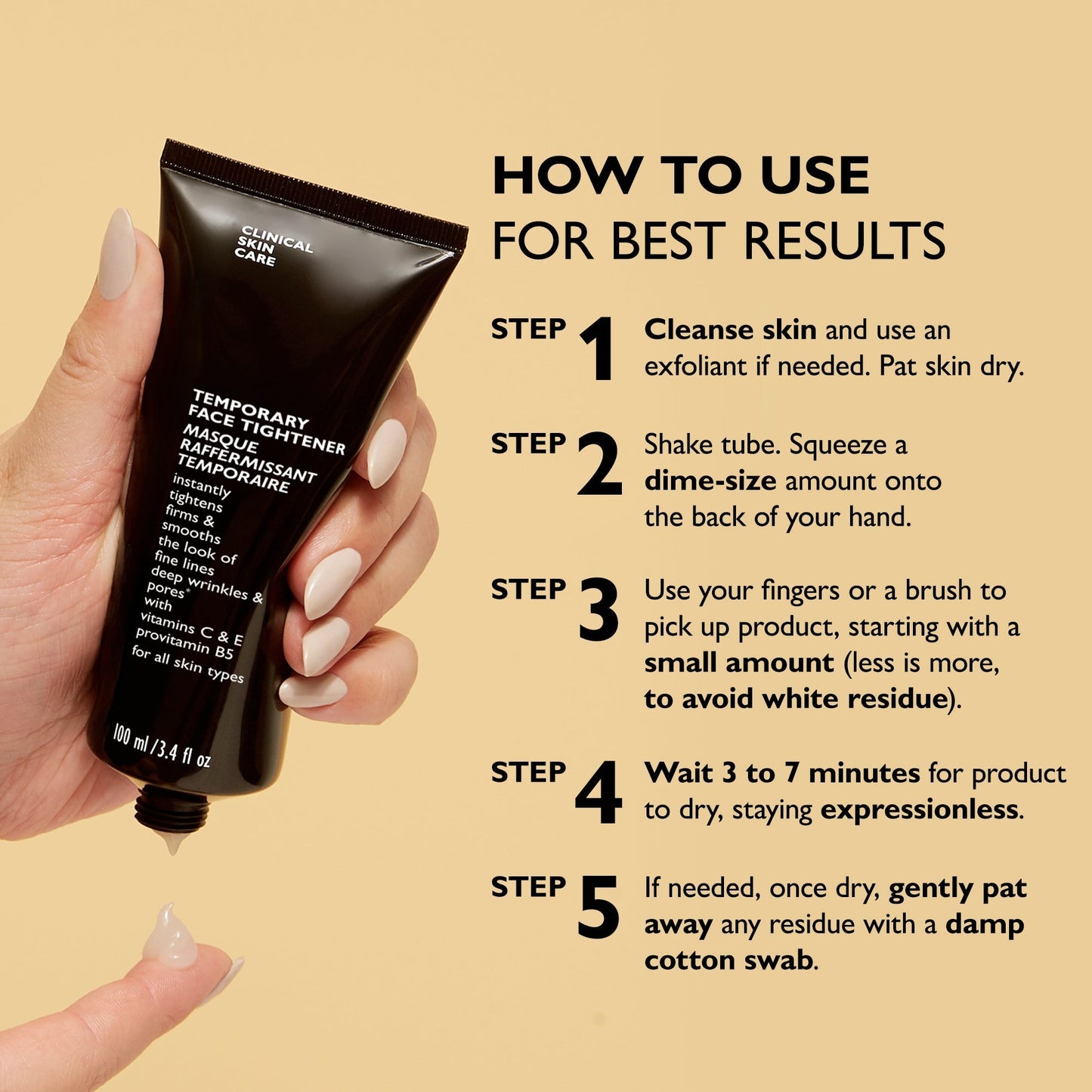 Instant FIRMx Temporary Face Tightener – 100ml / 3.4 fl oz