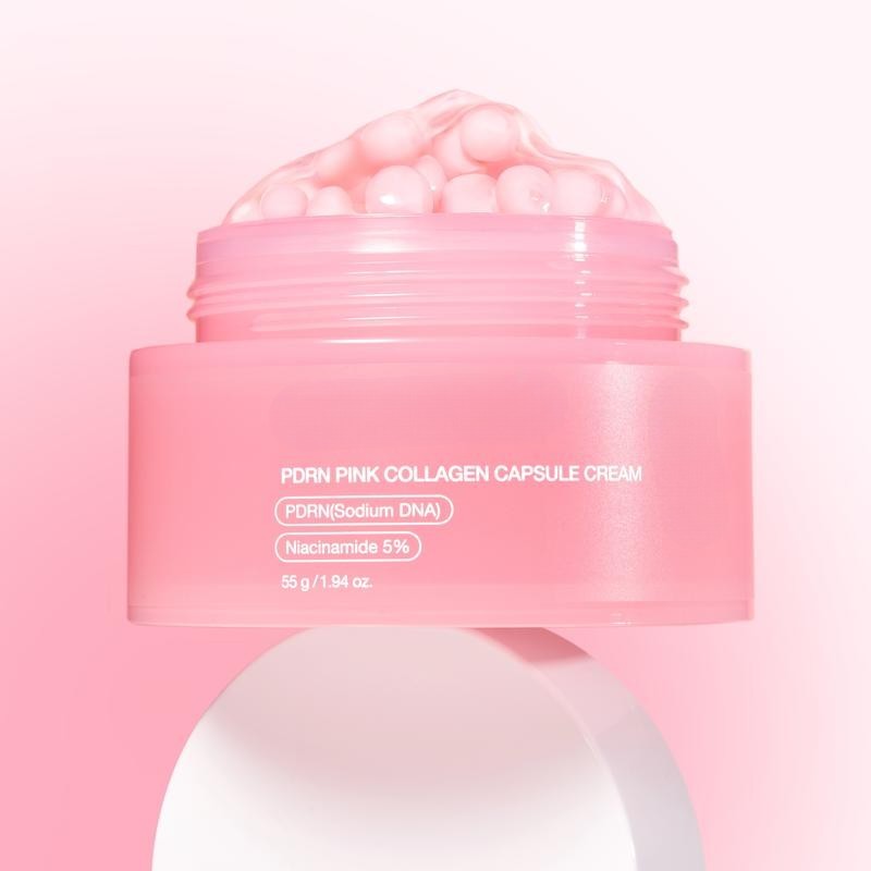 PDRN Pink Collagen Capsule Cream – Lightweight Moisturizer 1.94 oz