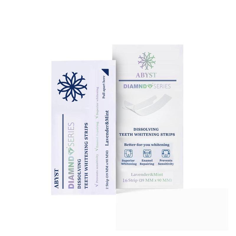 Dissolving Teeth Whitening Strips with Hydroxyapatite - Easy, Enamel-Safe Whitening Solution