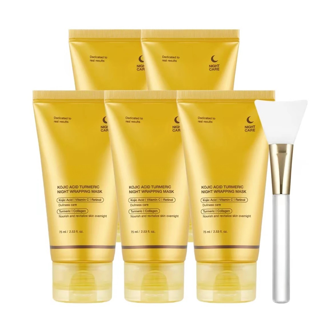 Kojic Acid Turmeric Overnight Peel Off Mask – Korean Skincare