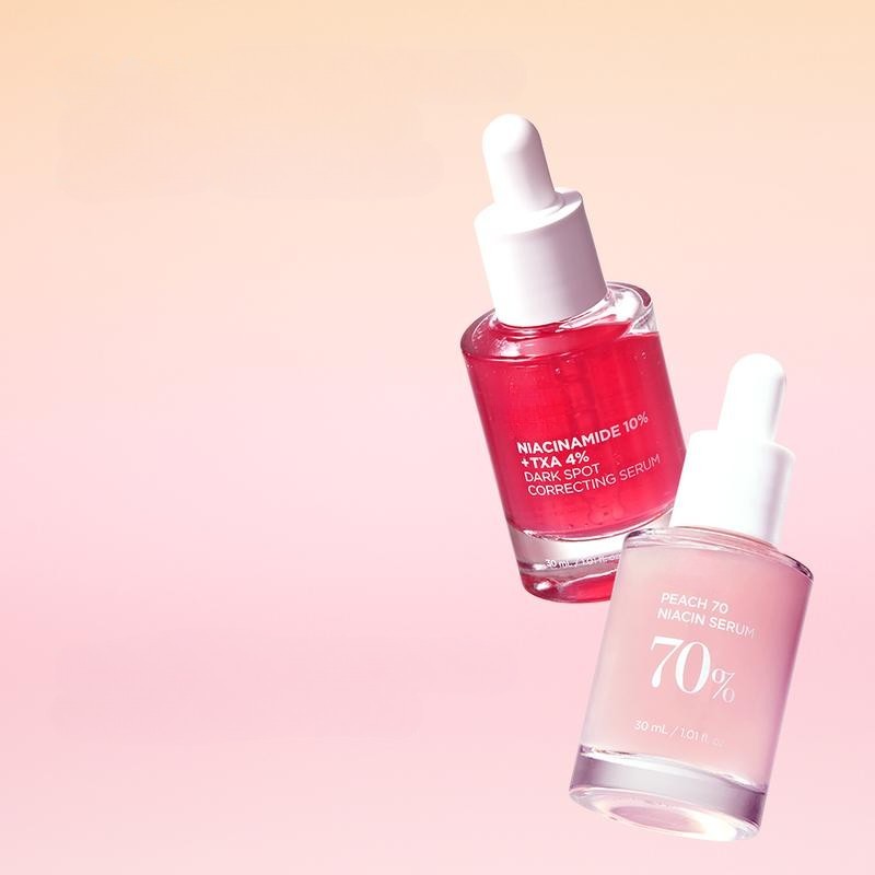 Pink Serum Duo – Peach Niacin + TXA Serum for Radiant Skin
