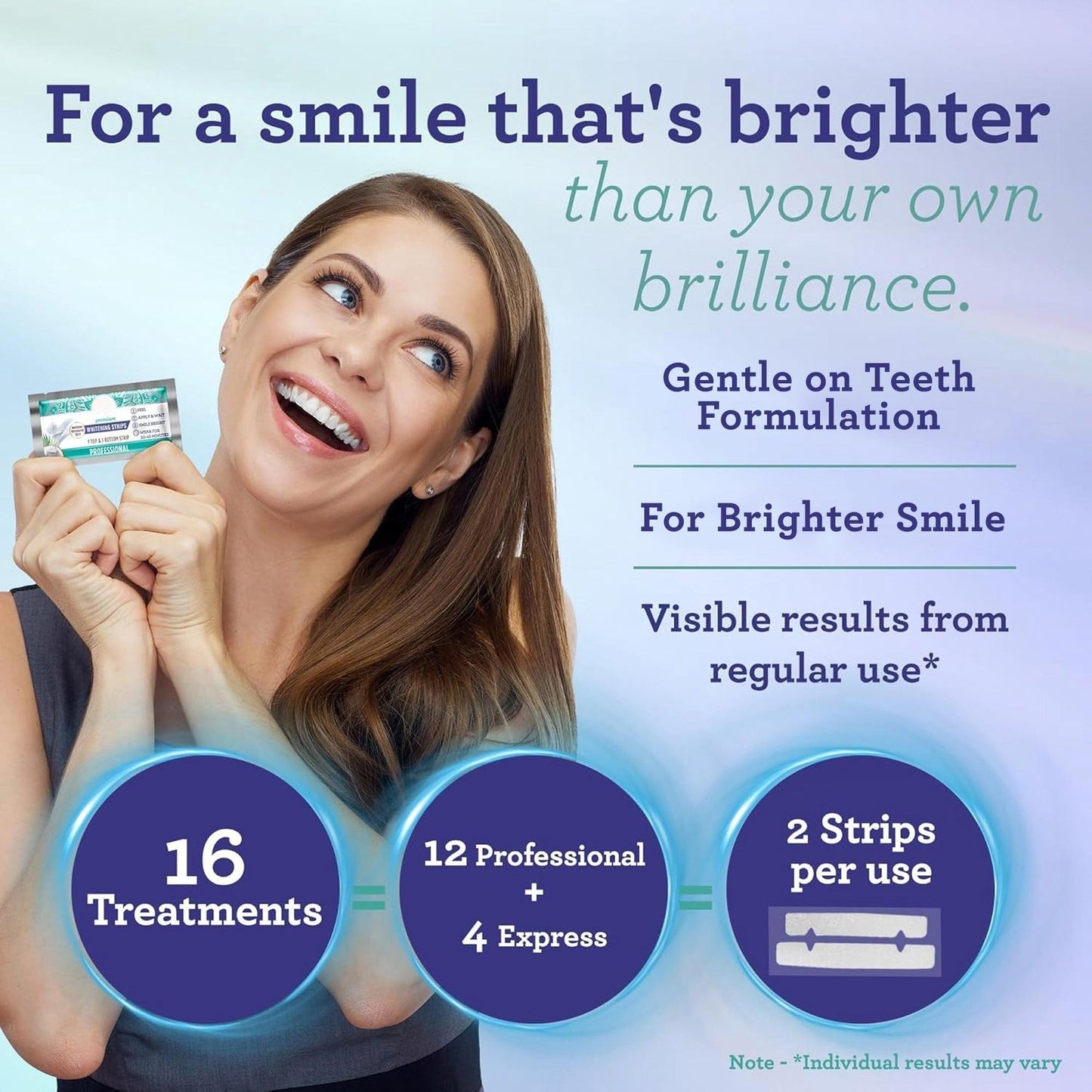Whitening Strips – 16-Day Teeth Brightening Treatment