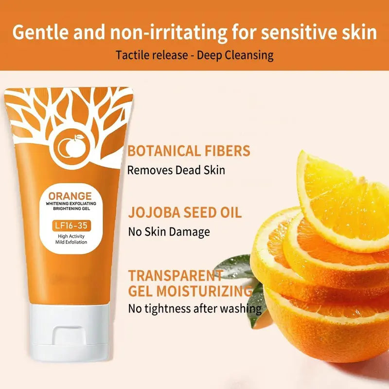 Orange Exfoliating Gel LF16 – Deep Clean & Moisturize, 3.5 oz