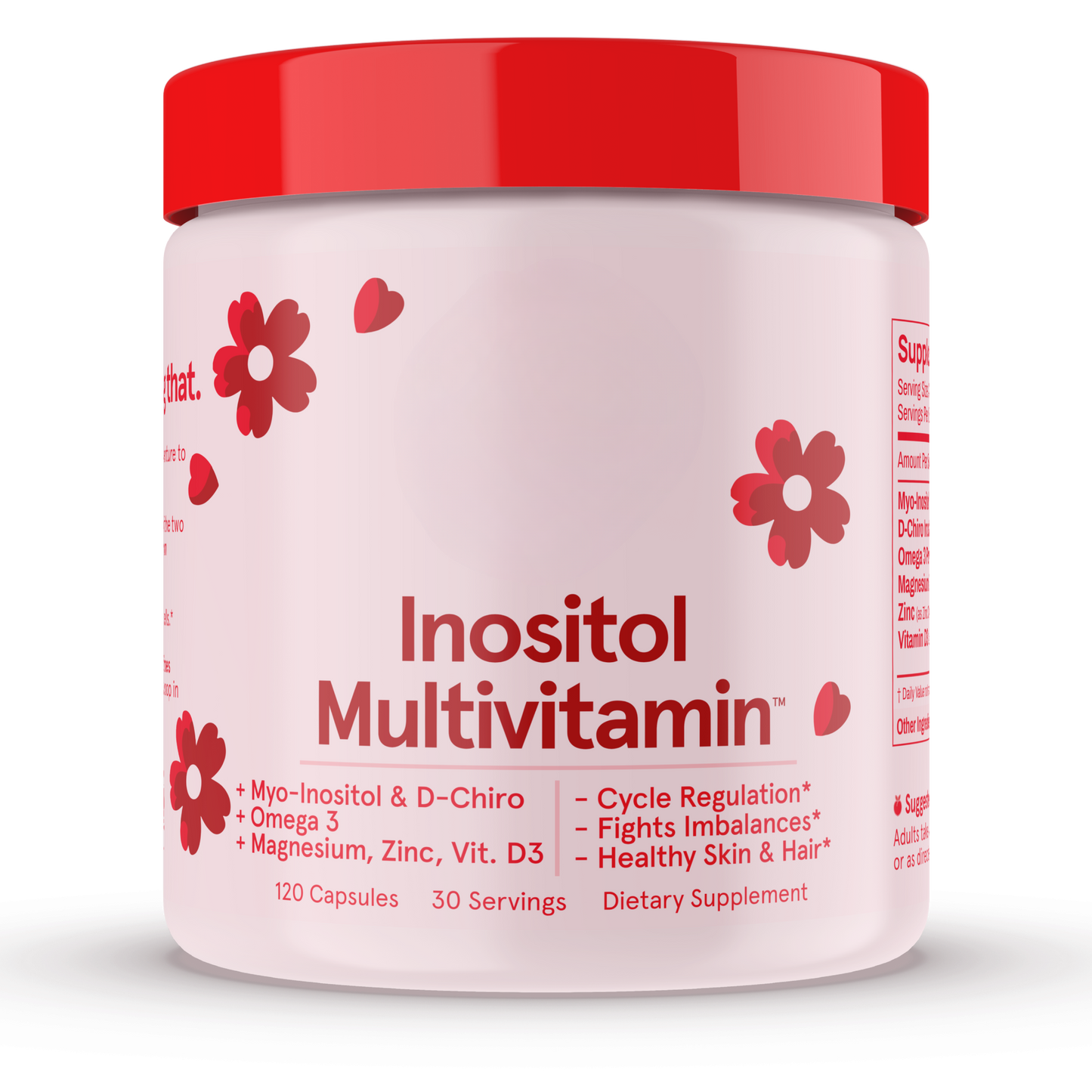 Inositol Multivitamin Capsules – Unflavored, 30 Servings