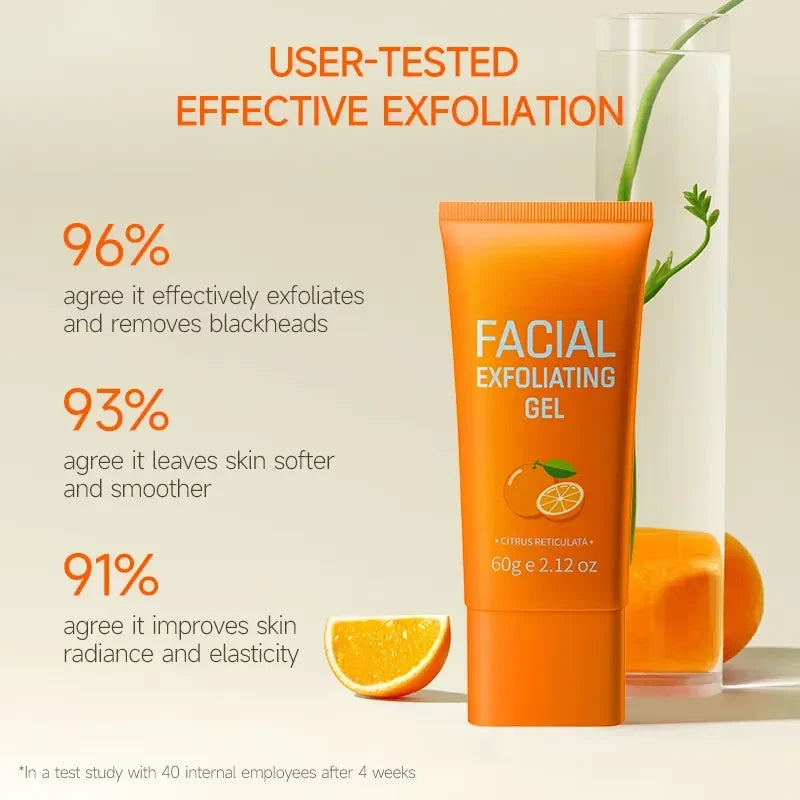 Facial Exfoliating Gel – Orange Enzyme Cleanser