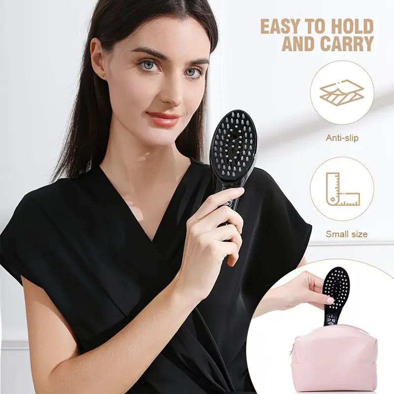 650W 2-in-1 Hair Dryer & Straightener Comb – Smooth Styling with Ionic Technology
