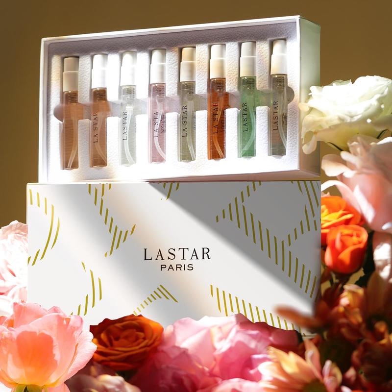 LASTAR Women's Perfume Set – 8-Piece Long-Lasting Fragrance