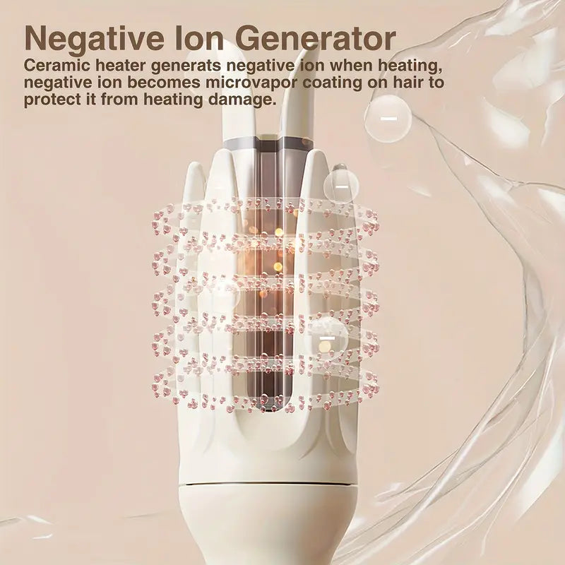 Genai Automatic Hair Curler – 28mm Barrel, 4 Temp Modes & Safety Features