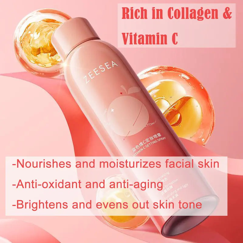 ZEESEA Vitamin C Mattifying Setting Spray – Waterproof Makeup Fixer for Long-Lasting Fresh Finish