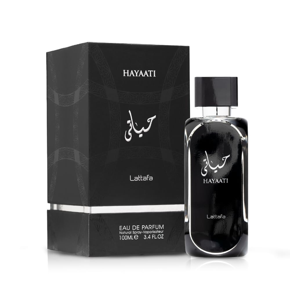 Lattafa Hayaati Eau de Parfum Spray – Unisex Fragrance, 3.4 oz