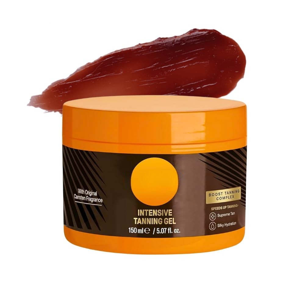 Intensive Tanning Gel – With Carrot & Coconut Oil, 5 fl oz