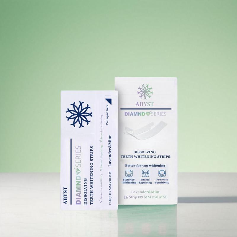 Dissolving Teeth Whitening Strips with Hydroxyapatite - Easy, Enamel-Safe Whitening Solution