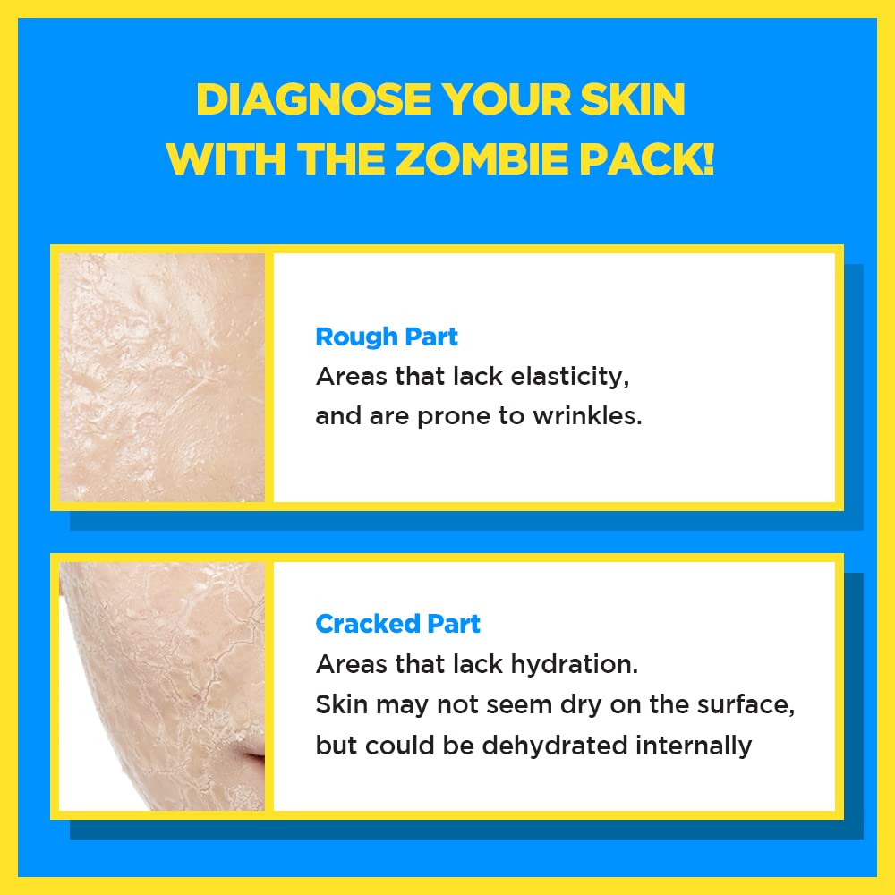Zombie Pack Facial Mask – Hydrating & Tightening, 8-Pack
