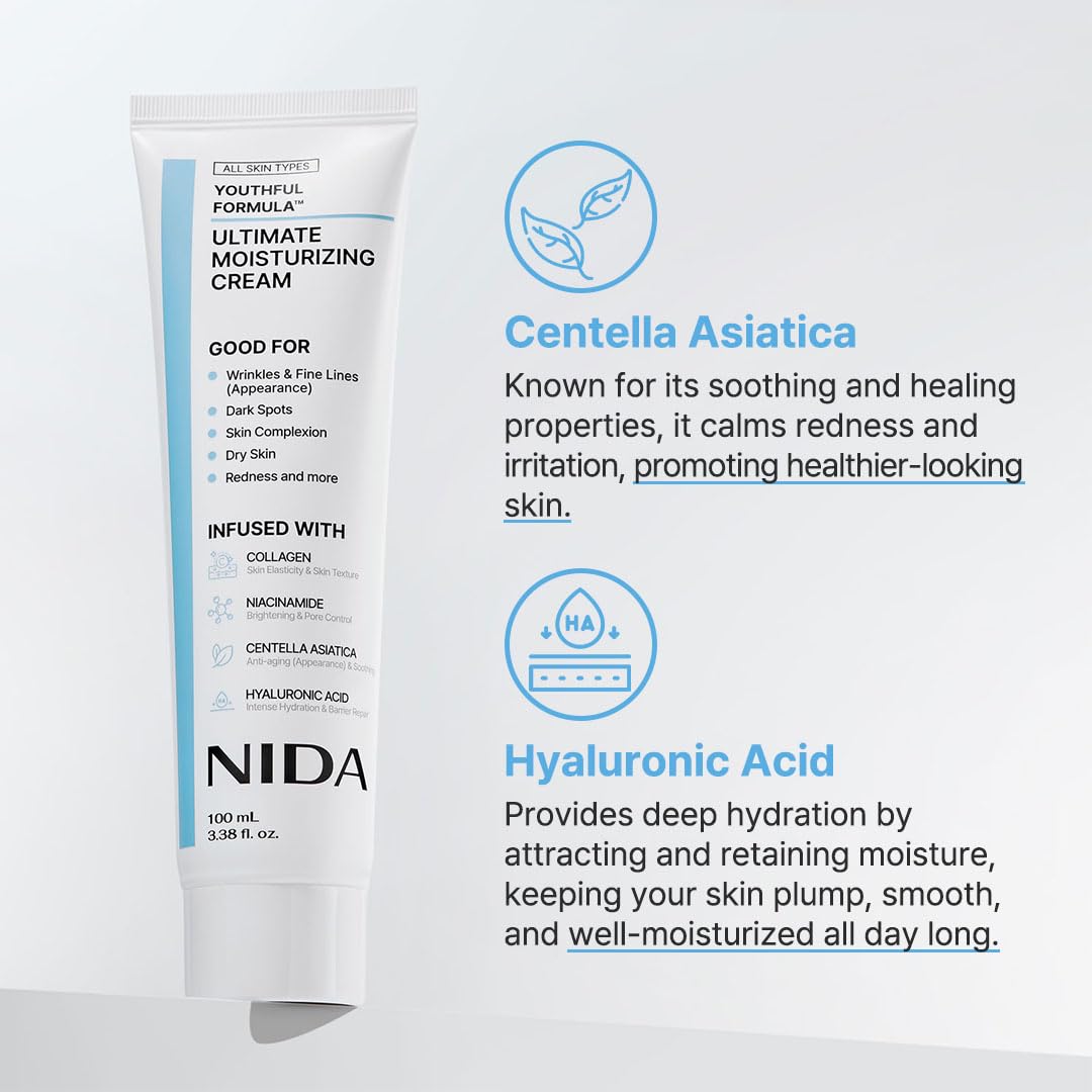 NIDA Youthful Formula Ultimate Moisturizing Cream – 100ml