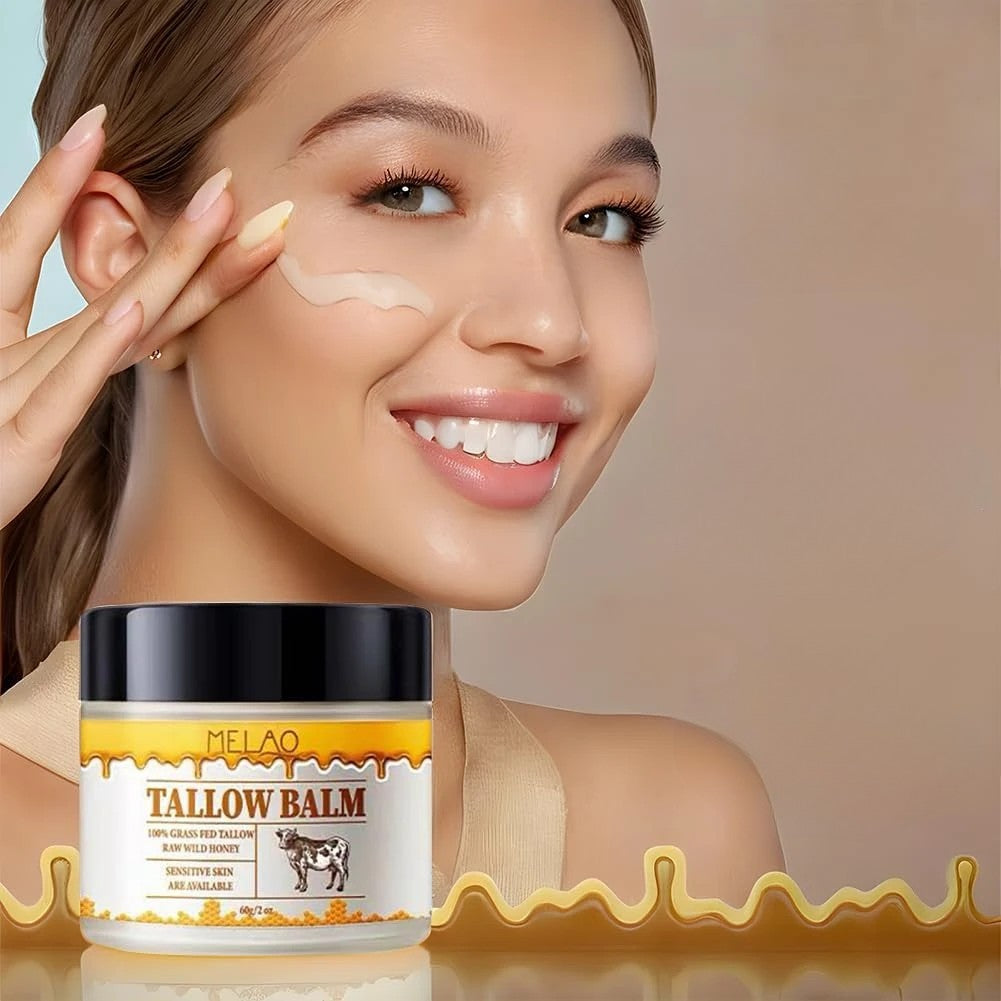 OOKUU Tallow Moisturizer – Balm with Raw Honey for Dry Skin