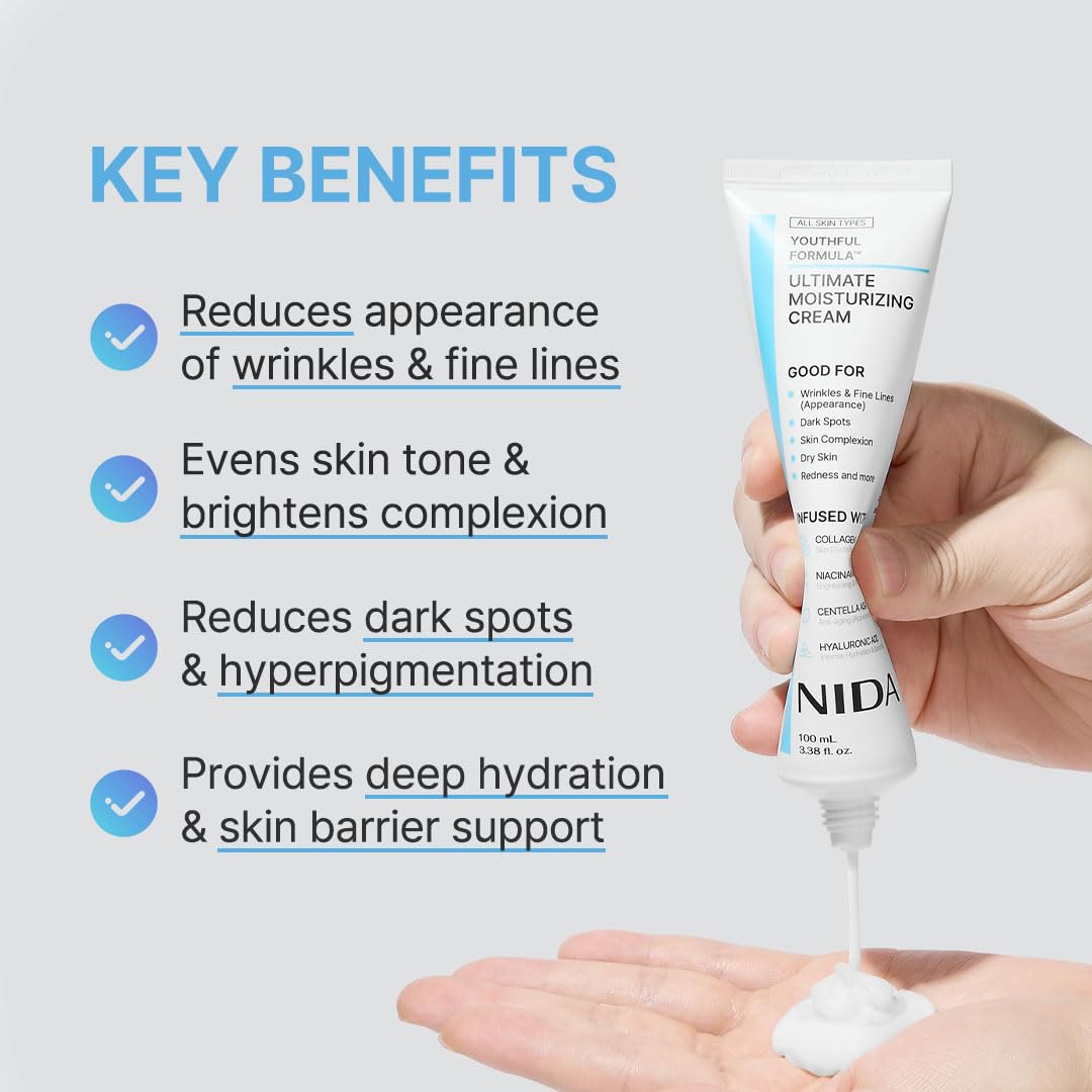 NIDA Youthful Formula Ultimate Moisturizing Cream – 100ml
