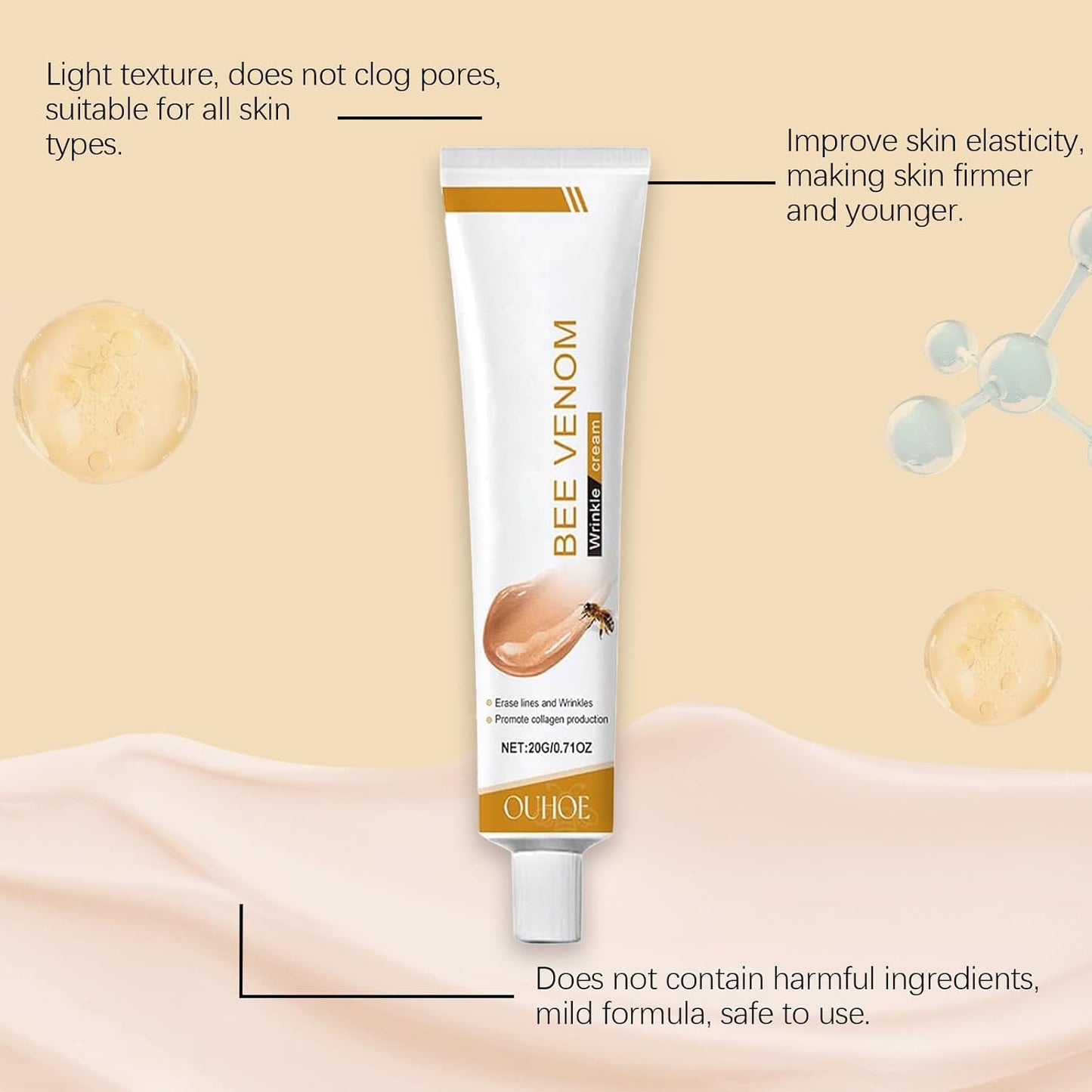 Bee Venom Wrinkle Cream – Firming & Lifting Moisturizer