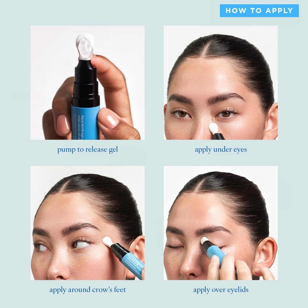 Aqua Bomb Cooling Eye Gel – Caffeine & Hyaluronic Acid, 25 ml