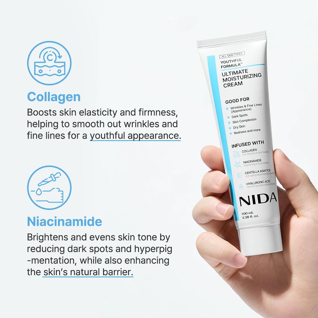 NIDA Youthful Formula Ultimate Moisturizing Cream – 100ml