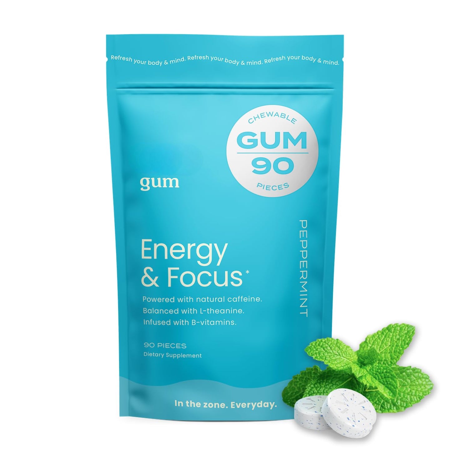 Energy & Focus Gum & Mints – Boost Clarity & Freshen Breath