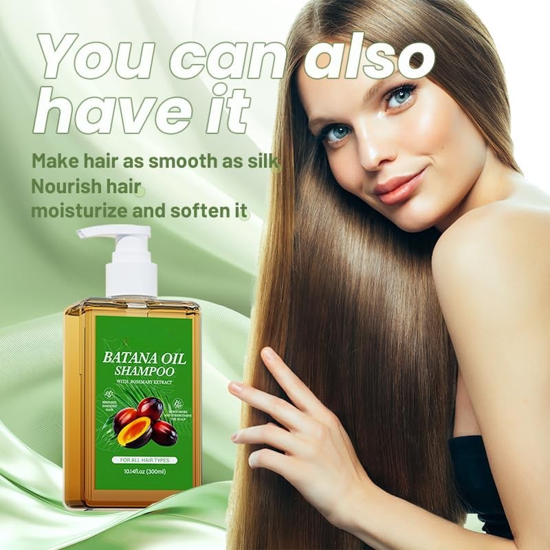 Batana Oil Shampoo – Rosemary Hair Growth & Volume, 10.14 oz