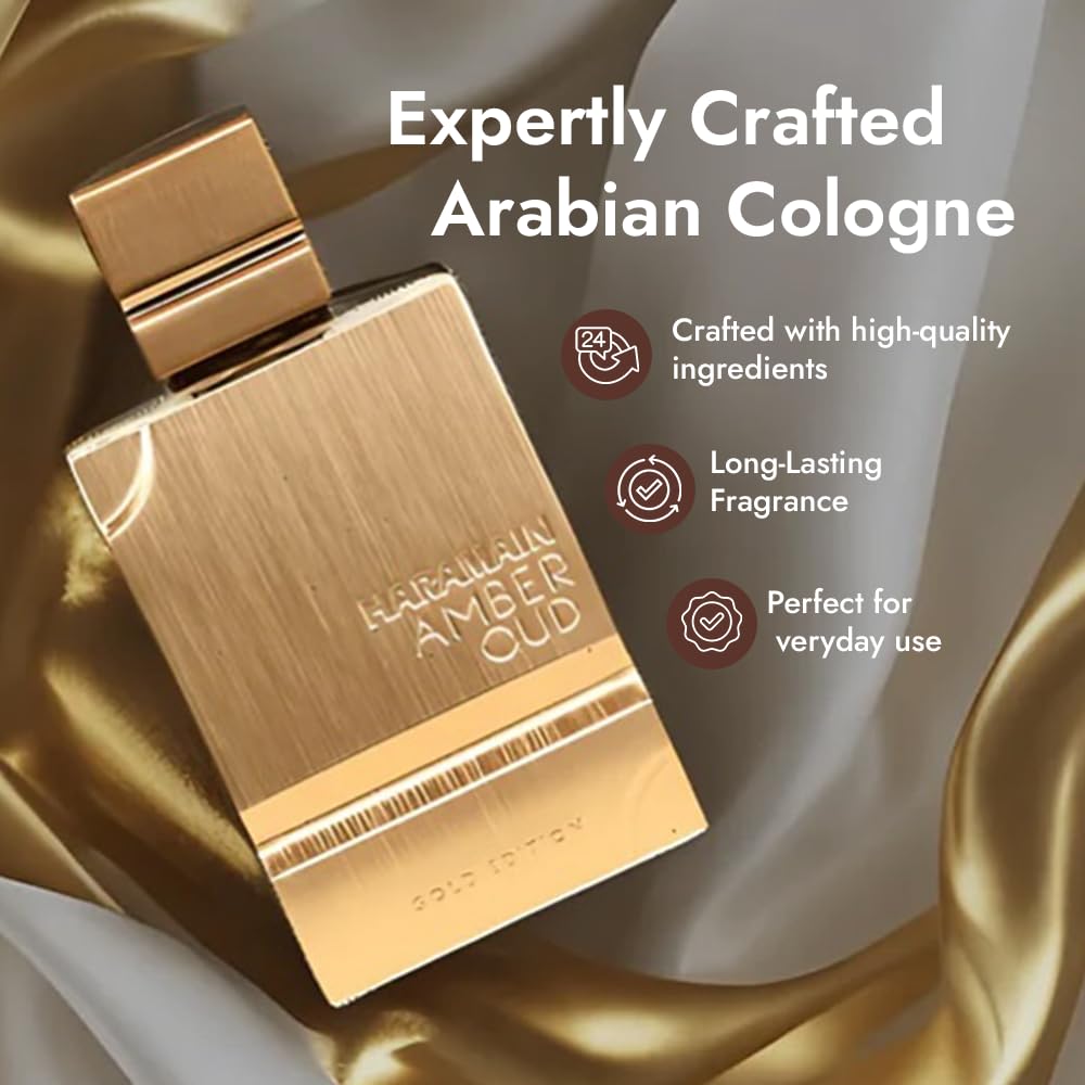 Al Haramain Amber Oud Gold Edition Eau de Parfum – Unisex, 60ml (2oz)