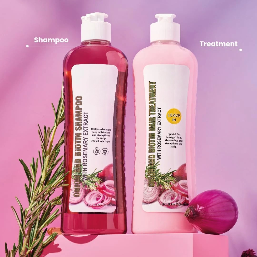 Onion Biotin & Rosemary Shampoo + Treatment Set, 2-Pack