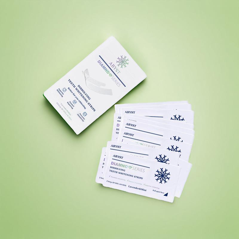 Dissolving Teeth Whitening Strips with Hydroxyapatite - Easy, Enamel-Safe Whitening Solution