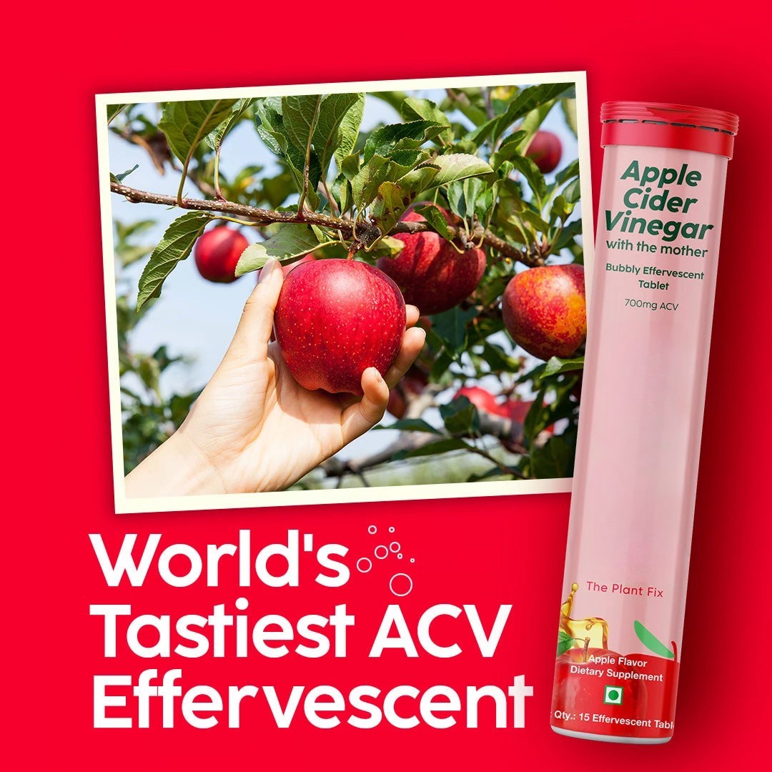 Apple Cider Vinegar Effervescent – 700mg ACV, 30 Tablets