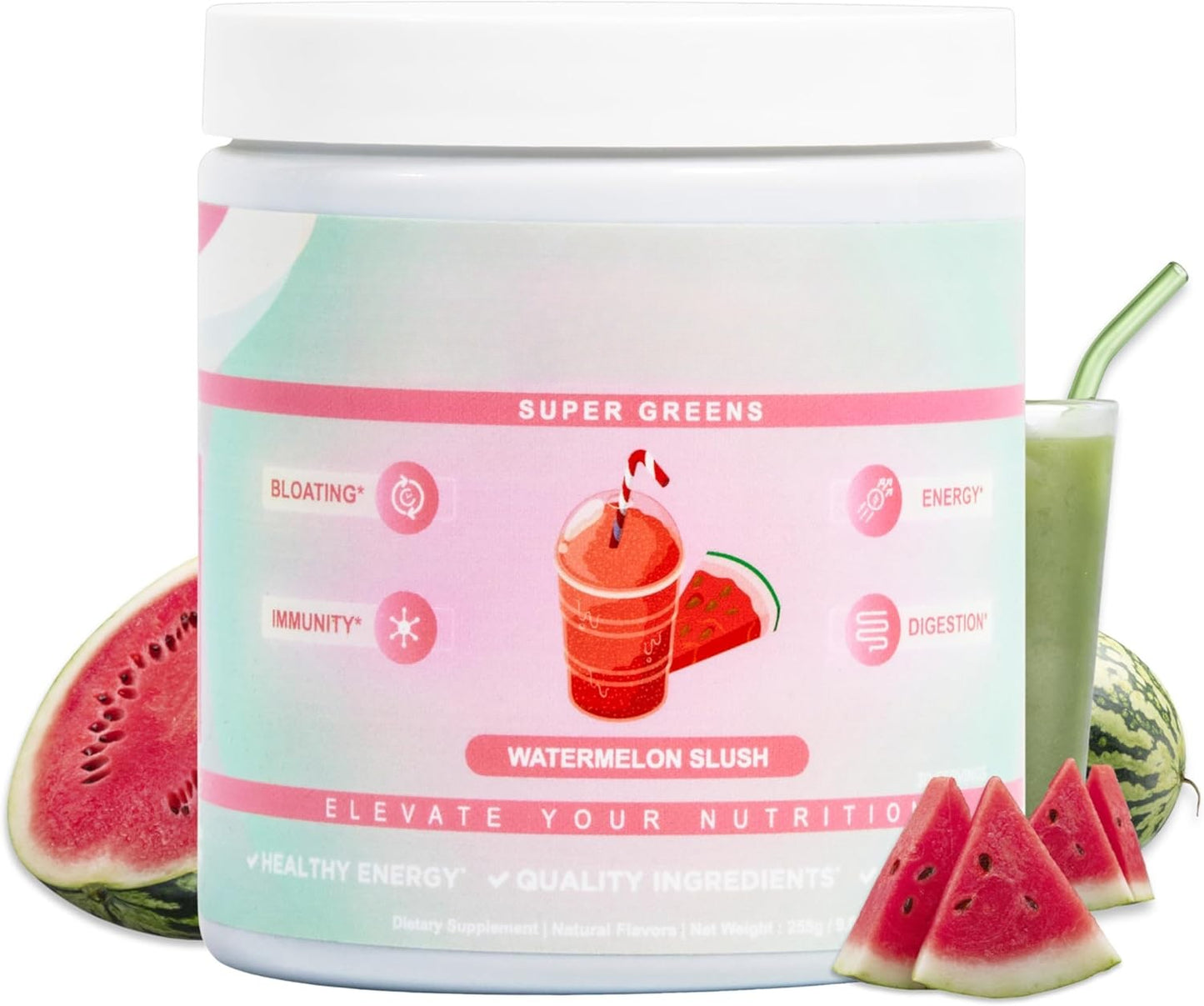 Nutrition Super Greens Powder – Organic, Vegan, 30 Servings