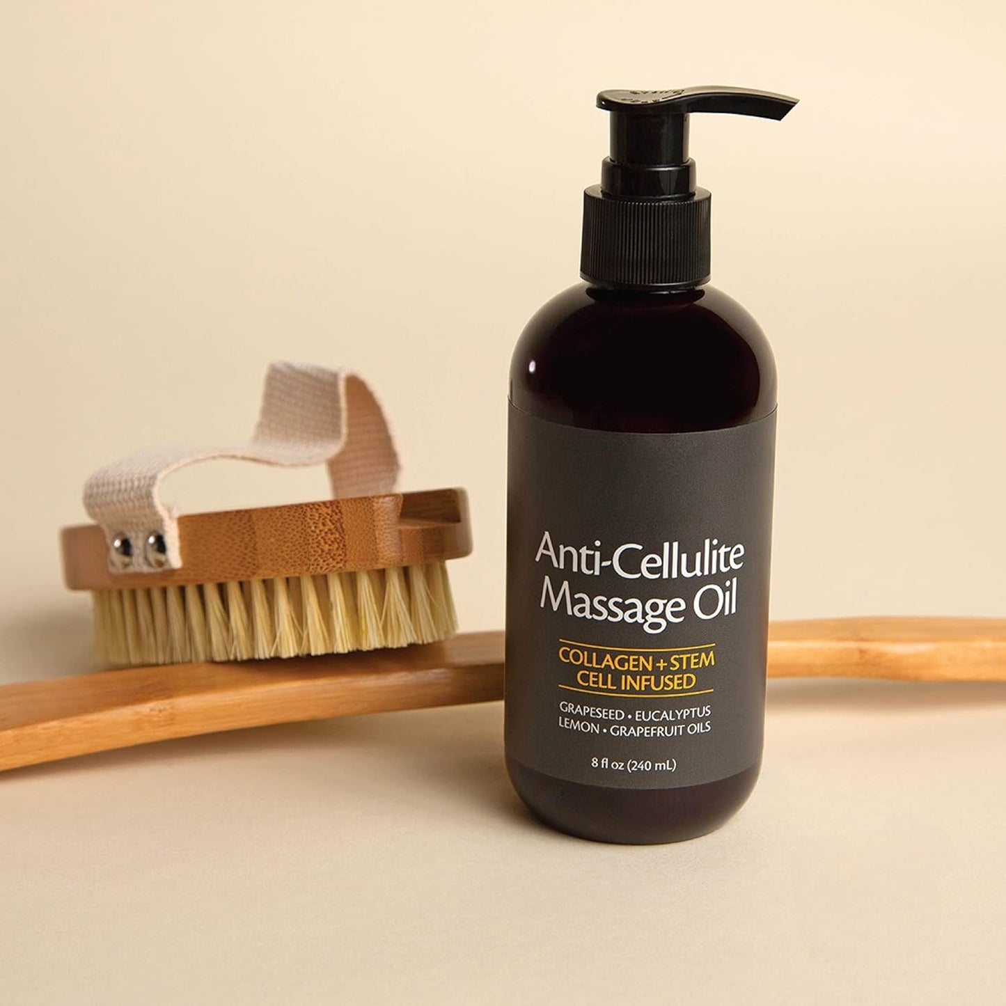 Anti Cellulite Massage Oil – Body Oil with Collagen, 8 fl oz