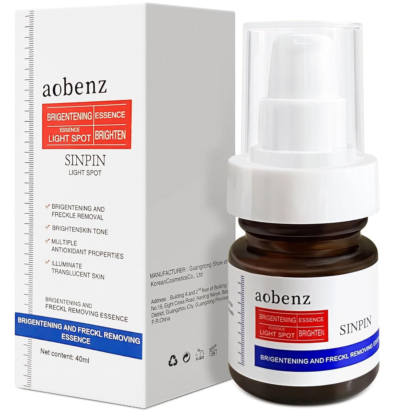 aobenz Dark Spot Remover – Face & Body Corrector Serum 1.35oz