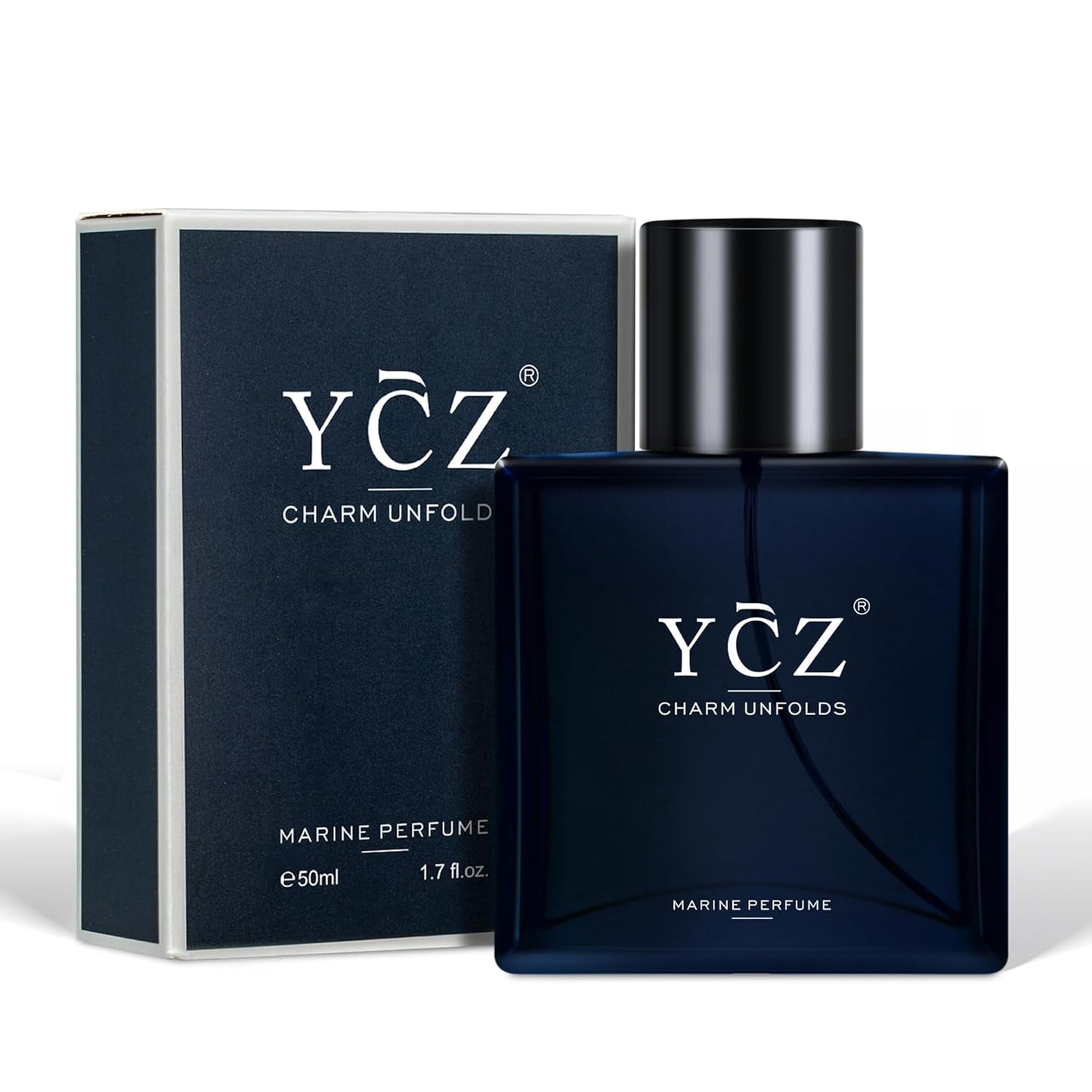 YCZ Charm Unfolds Marine Eau de Parfum – Unisex Scent, 1.7oz