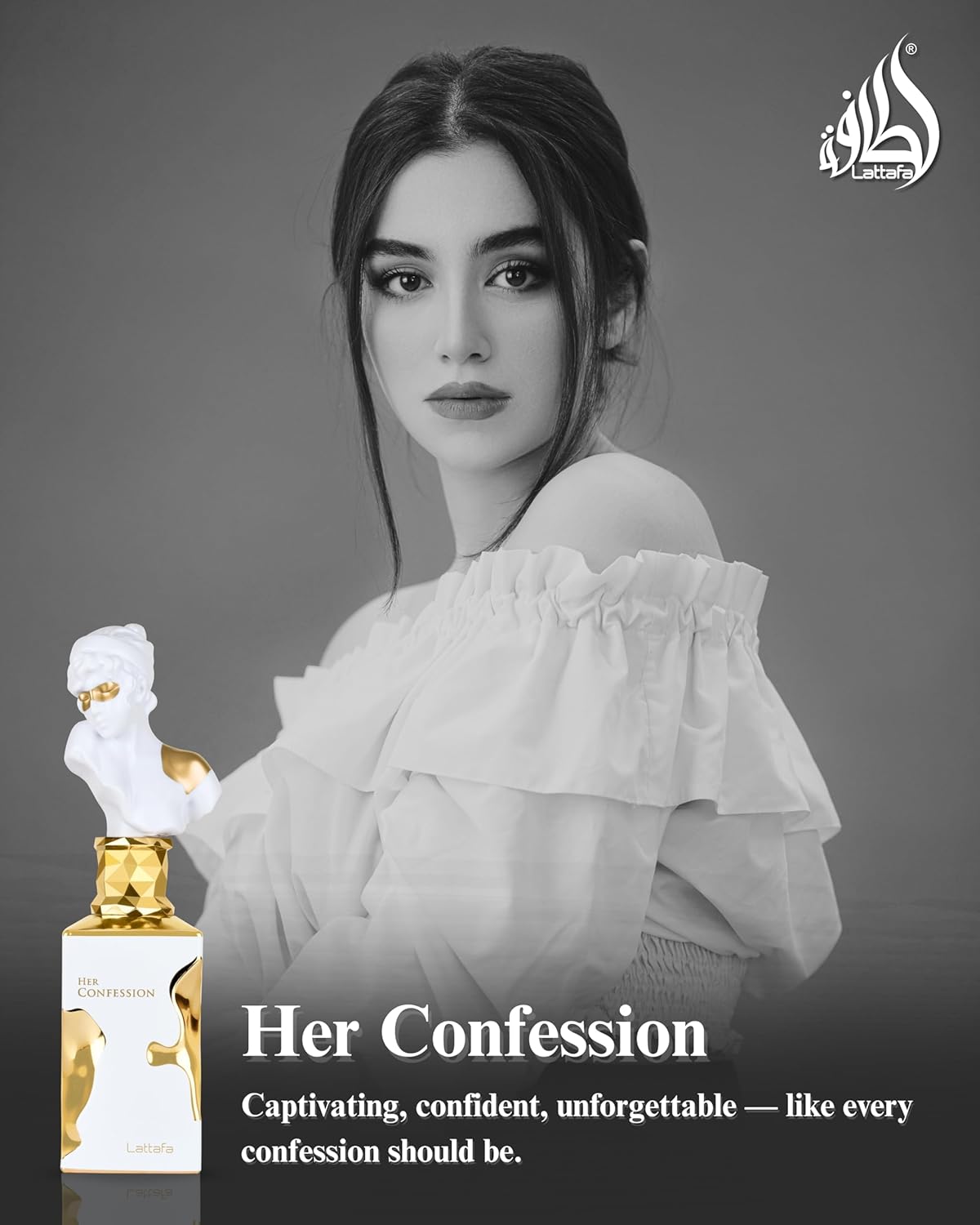Lattafa Her Confession Eau de Parfum – Vanilla & Floral, 100ml