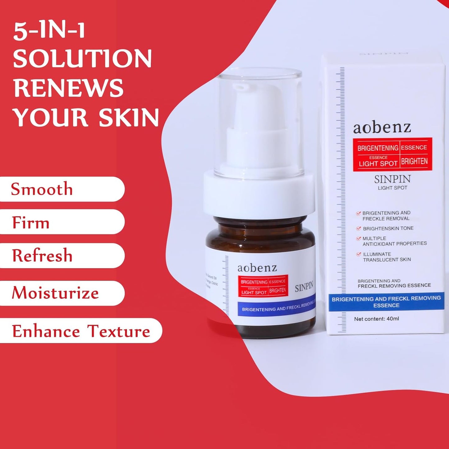aobenz Dark Spot Remover – Face & Body Corrector Serum 1.35oz