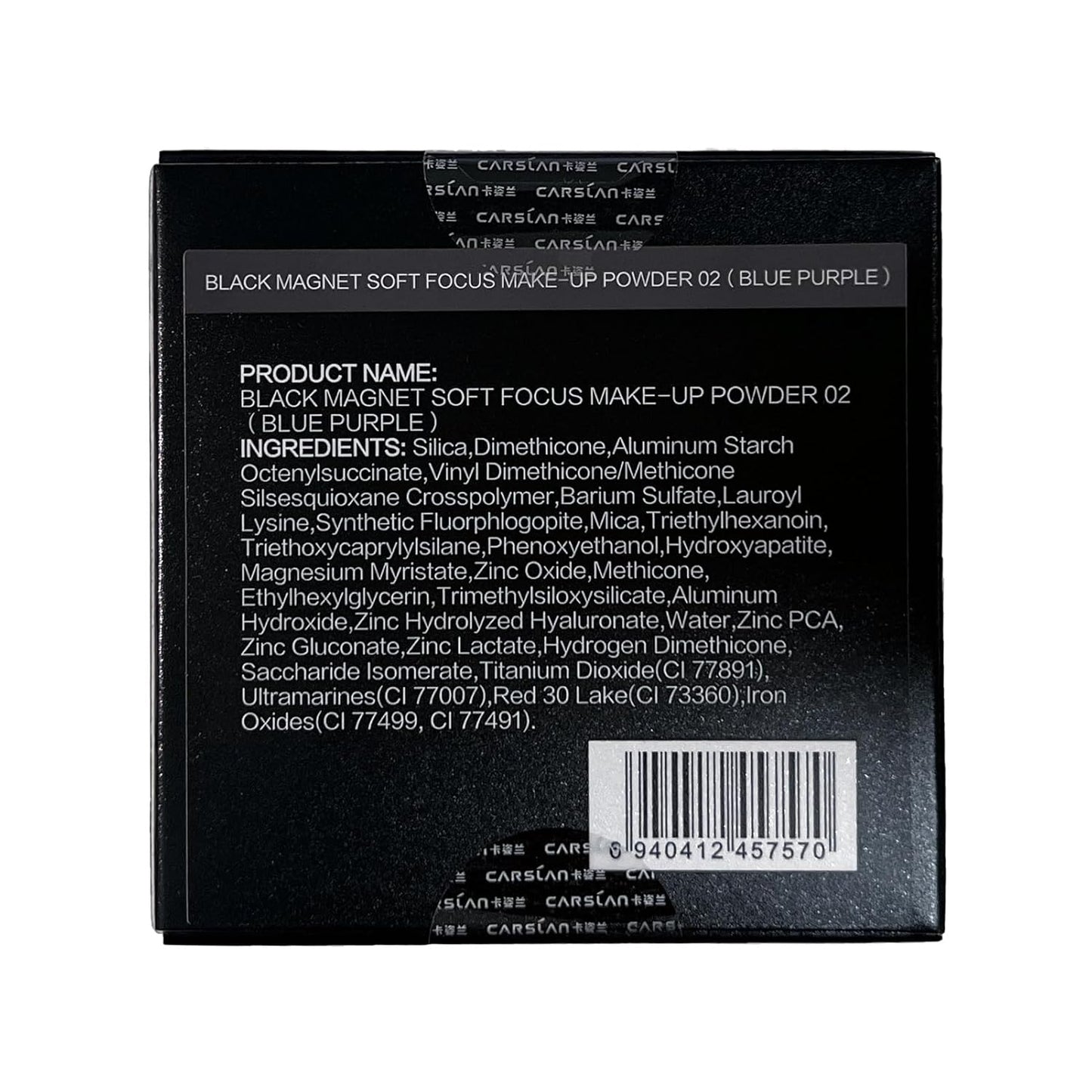 Carslan 2.0 Black Magnet Soft Focus Setting Powder