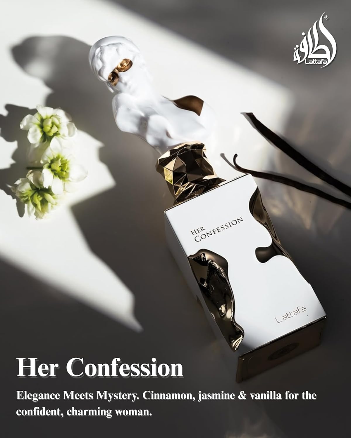 Lattafa Her Confession Eau de Parfum – Vanilla & Floral, 100ml