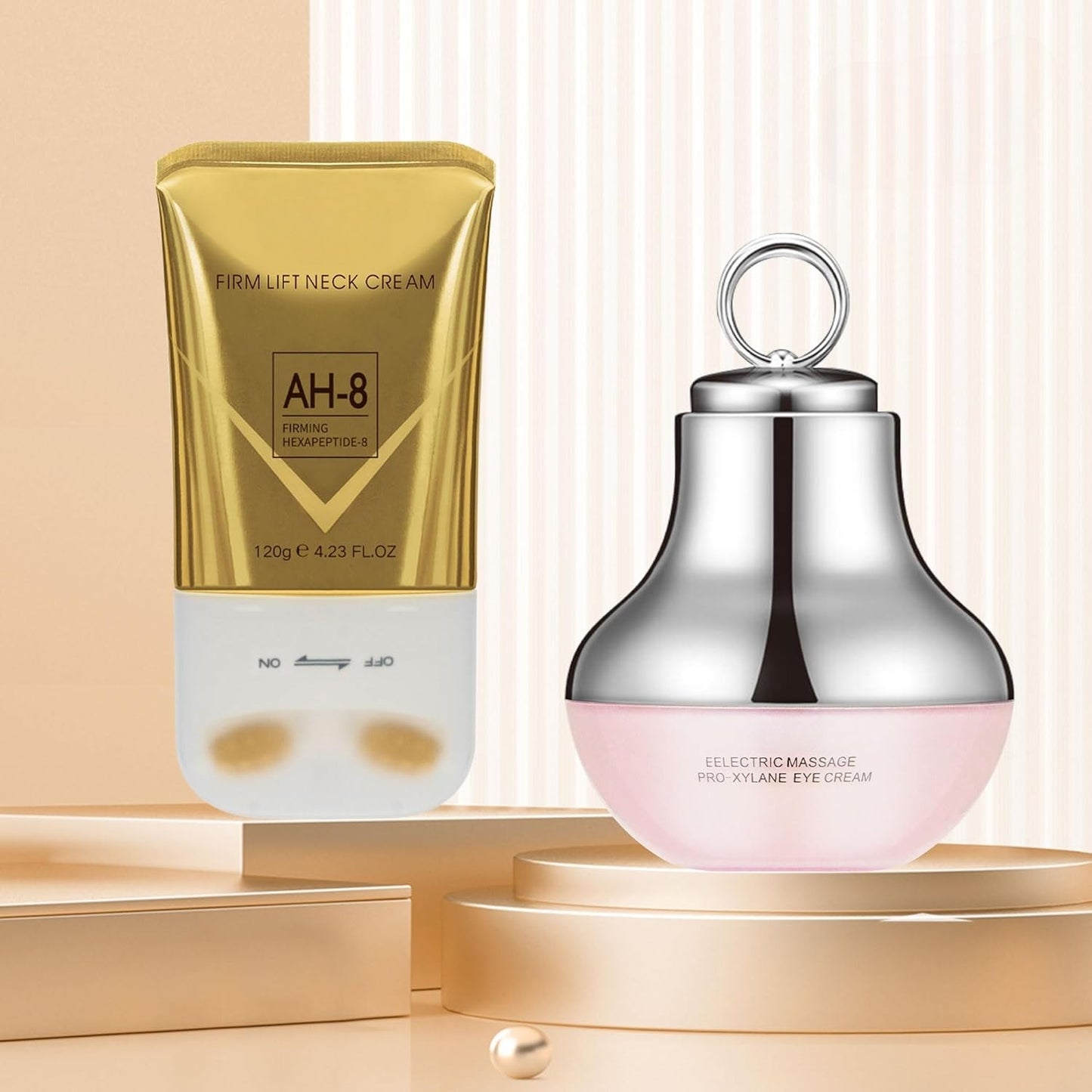 Neck-Eye Care Tightening & Revitalizing Set – Moisturizing Duo
