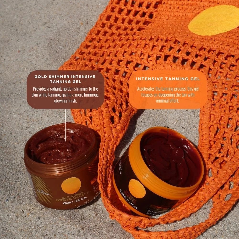 Intensive Tanning Gel – With Carrot & Coconut Oil, 5 fl oz