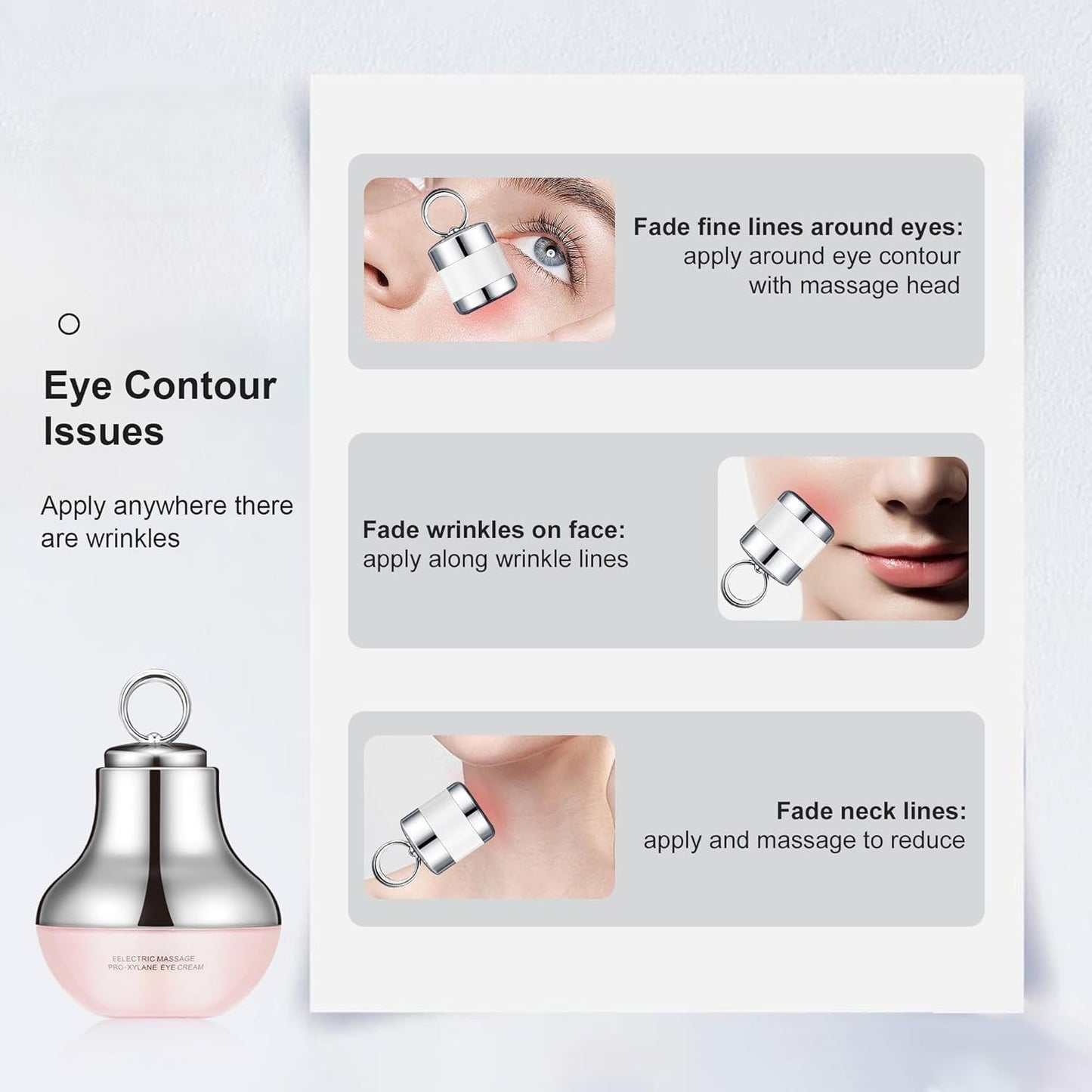 Electric Massage Eye Cream – Dark Circles & Fine Lines Care