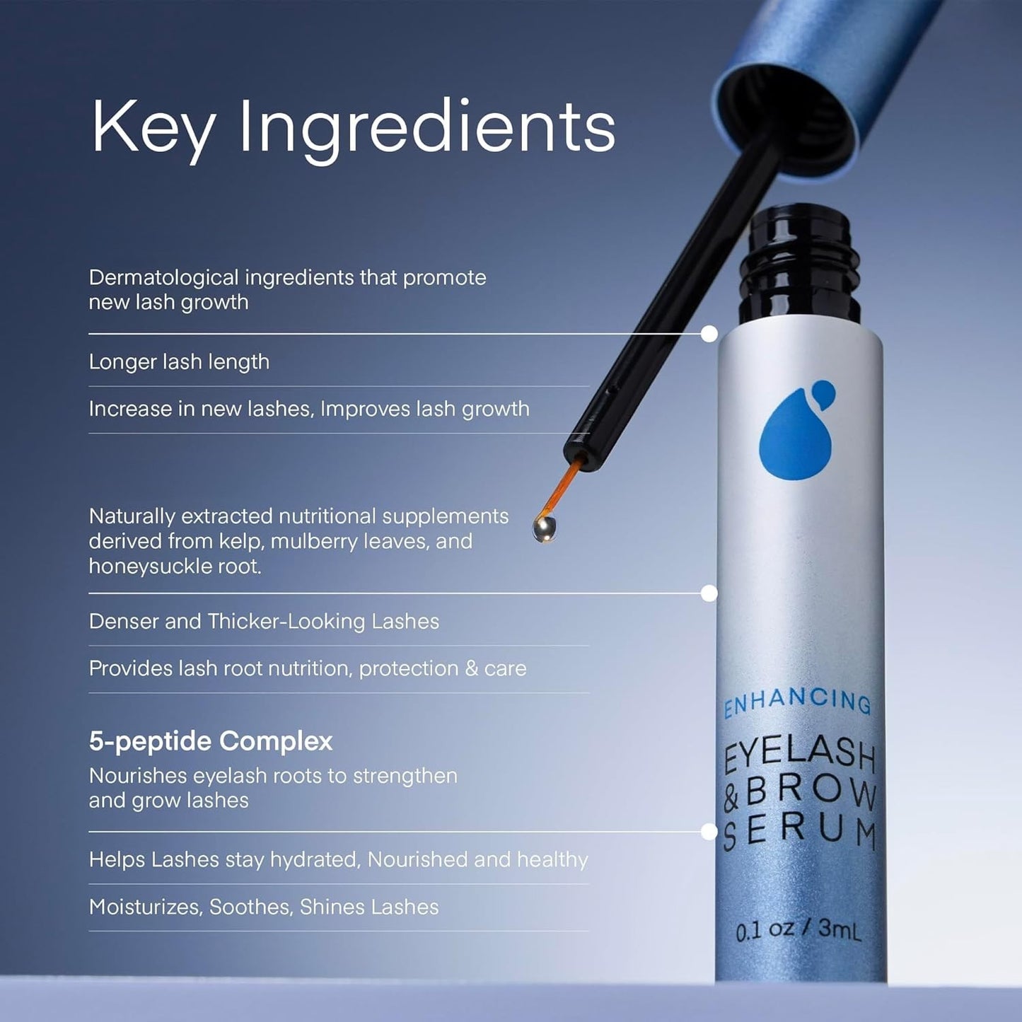 Enhancing Eyelash & Brow Serum – Conditioning Formula for Daily Use
