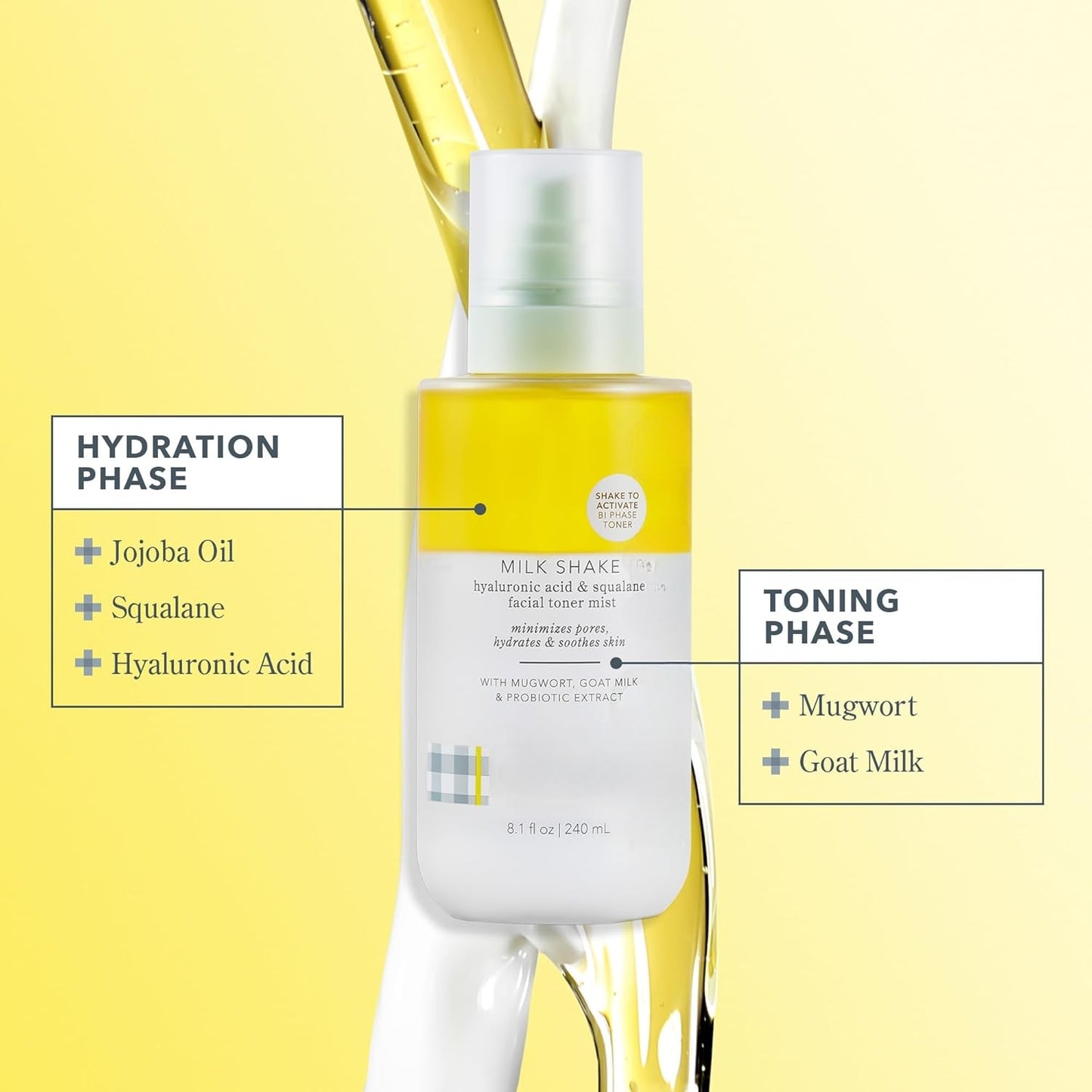 Milk Shake Hydrating Face Mist – Goat Milk & Hyaluronic Acid