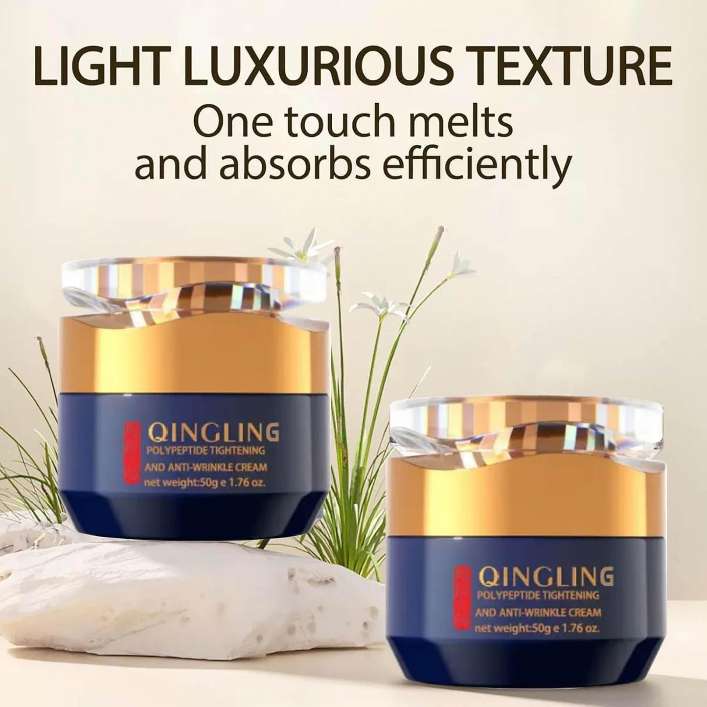 Qingling Face Cream – Polypeptide Moisturizer for Eyes & Face