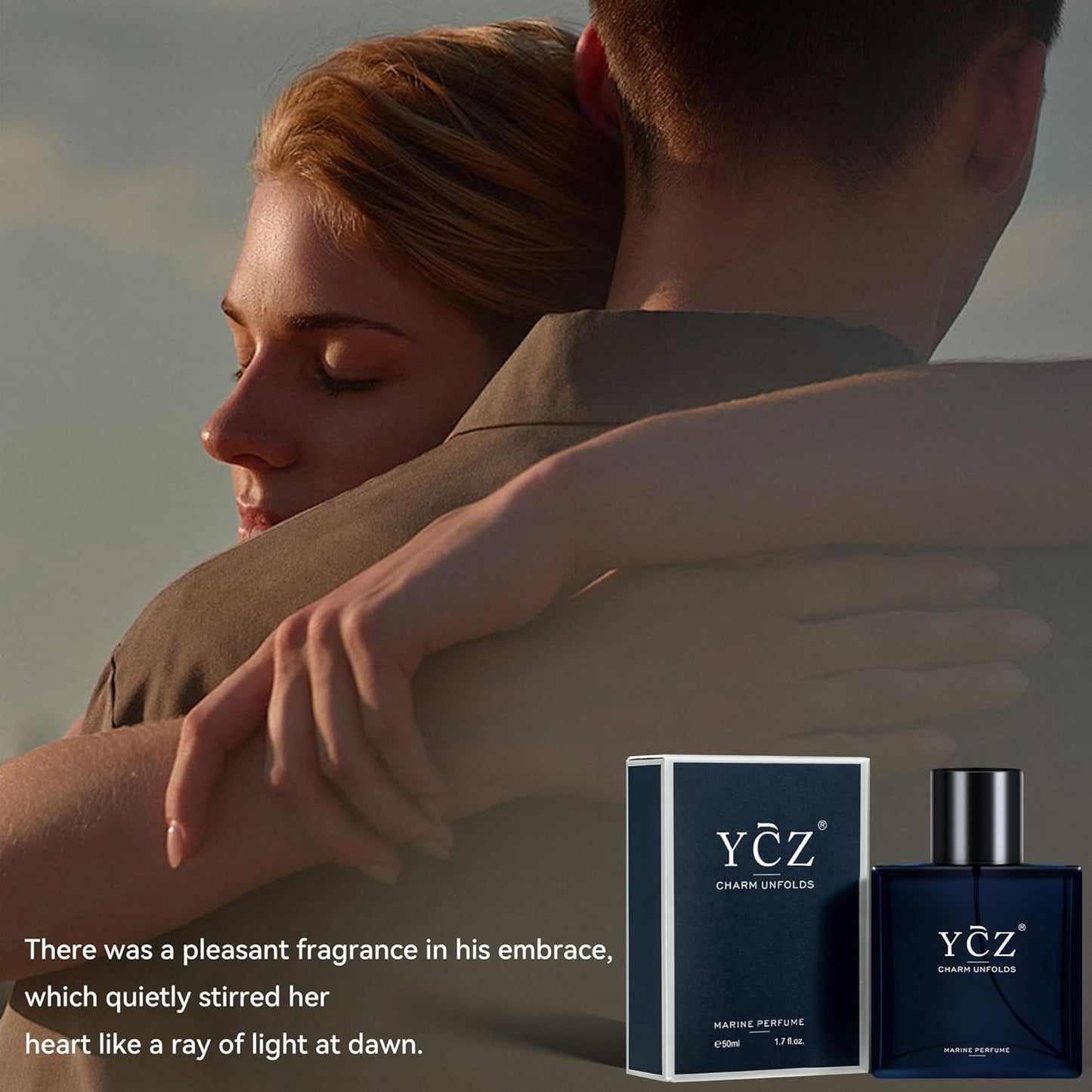 YCZ Charm Unfolds Marine Eau de Parfum – Unisex Scent, 1.7oz