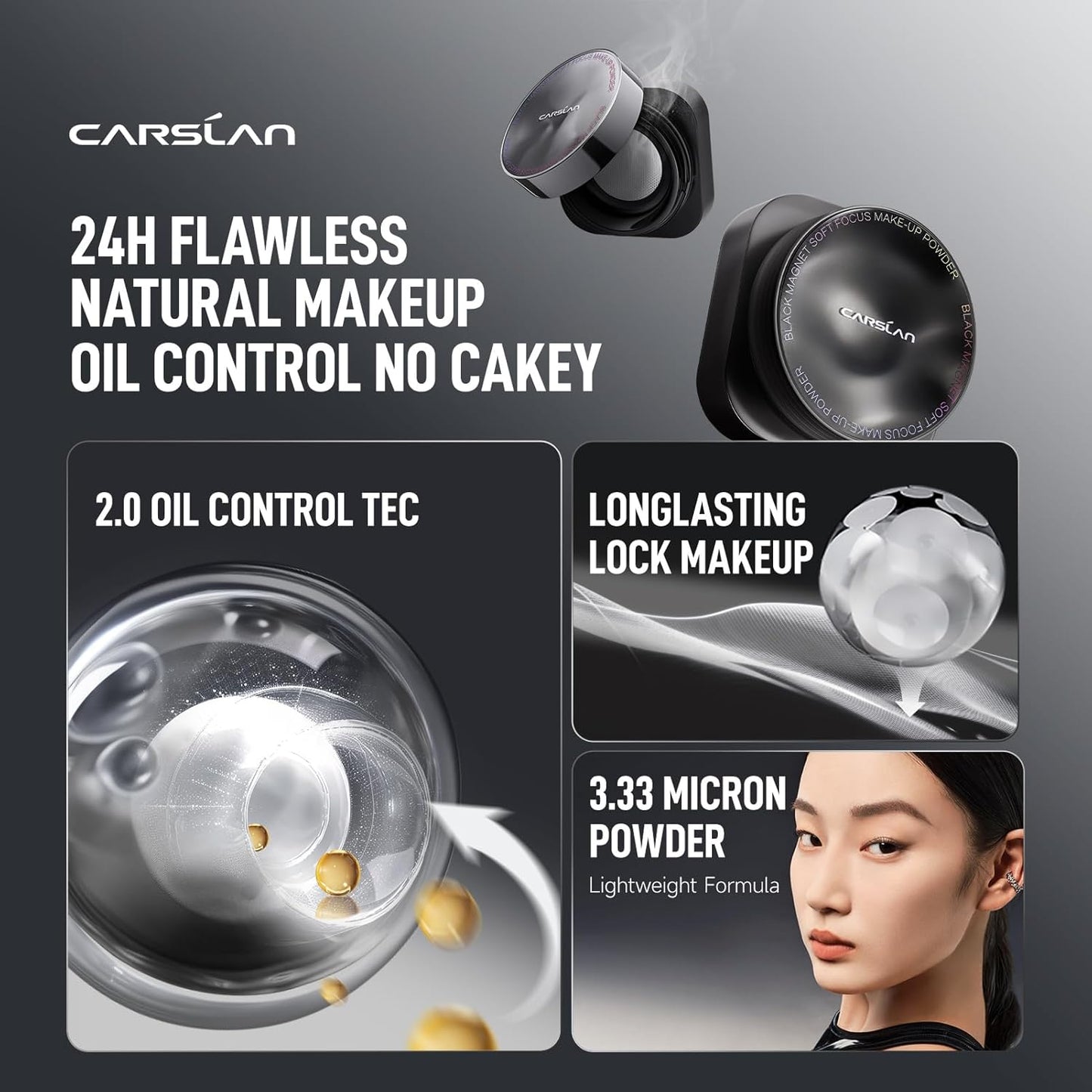 Carslan 2.0 Black Magnet Soft Focus Setting Powder