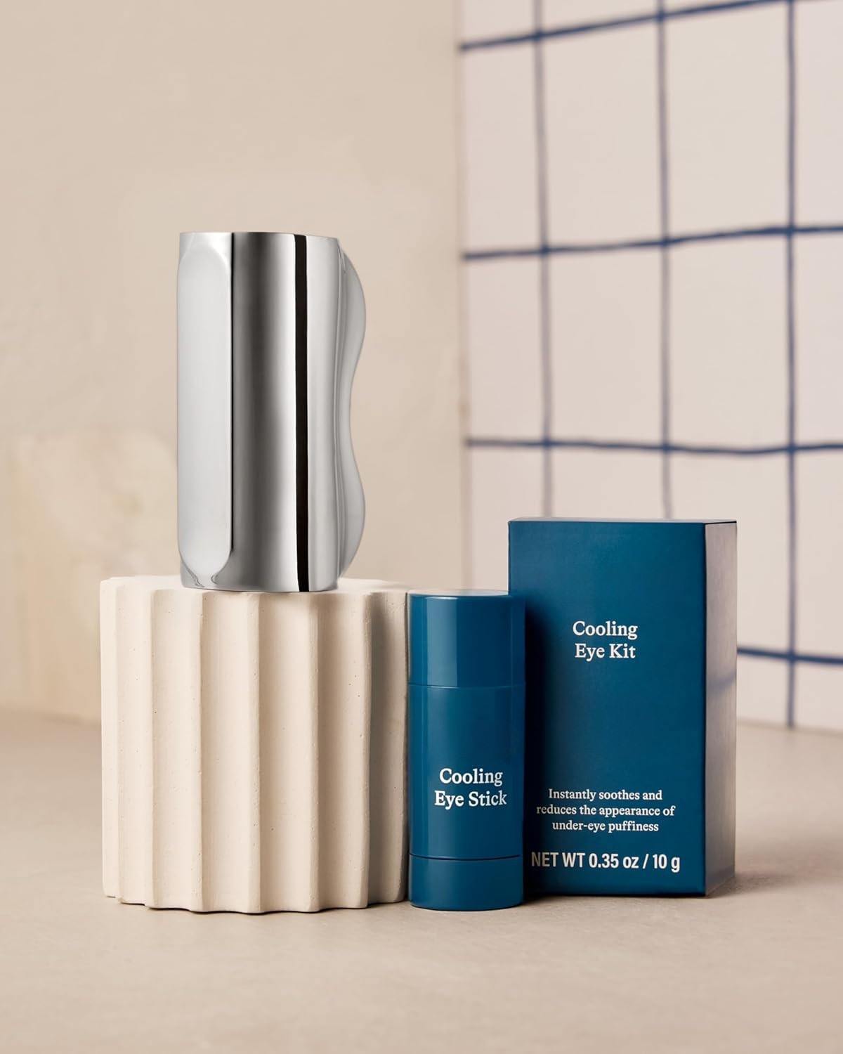 Cooling Eye Kit – Gua Sha Tool + Eye Stick Duo