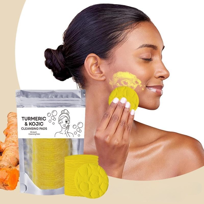 Turmeric Wash & Care Set – Cleanser, Pads & Face Scrub Trio