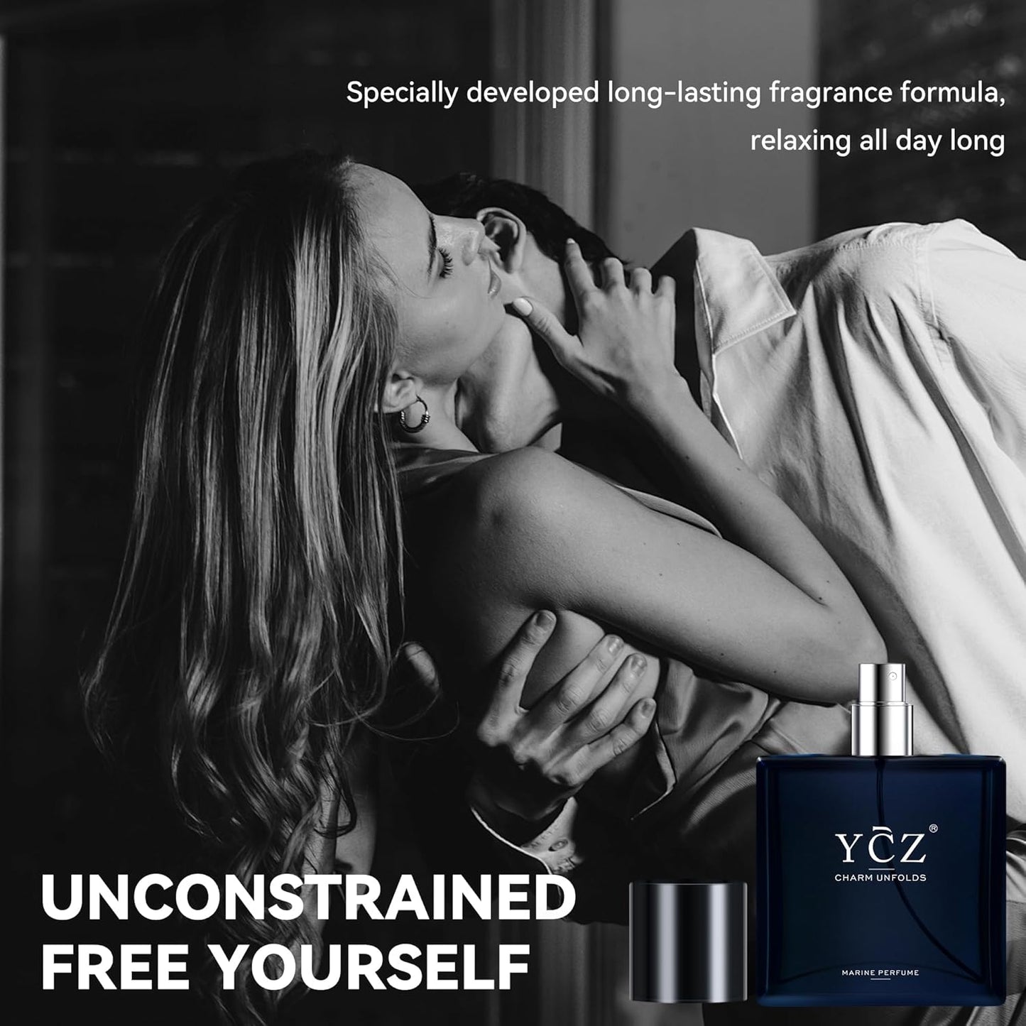 YCZ Charm Unfolds Marine Eau de Parfum – Unisex Scent, 1.7oz